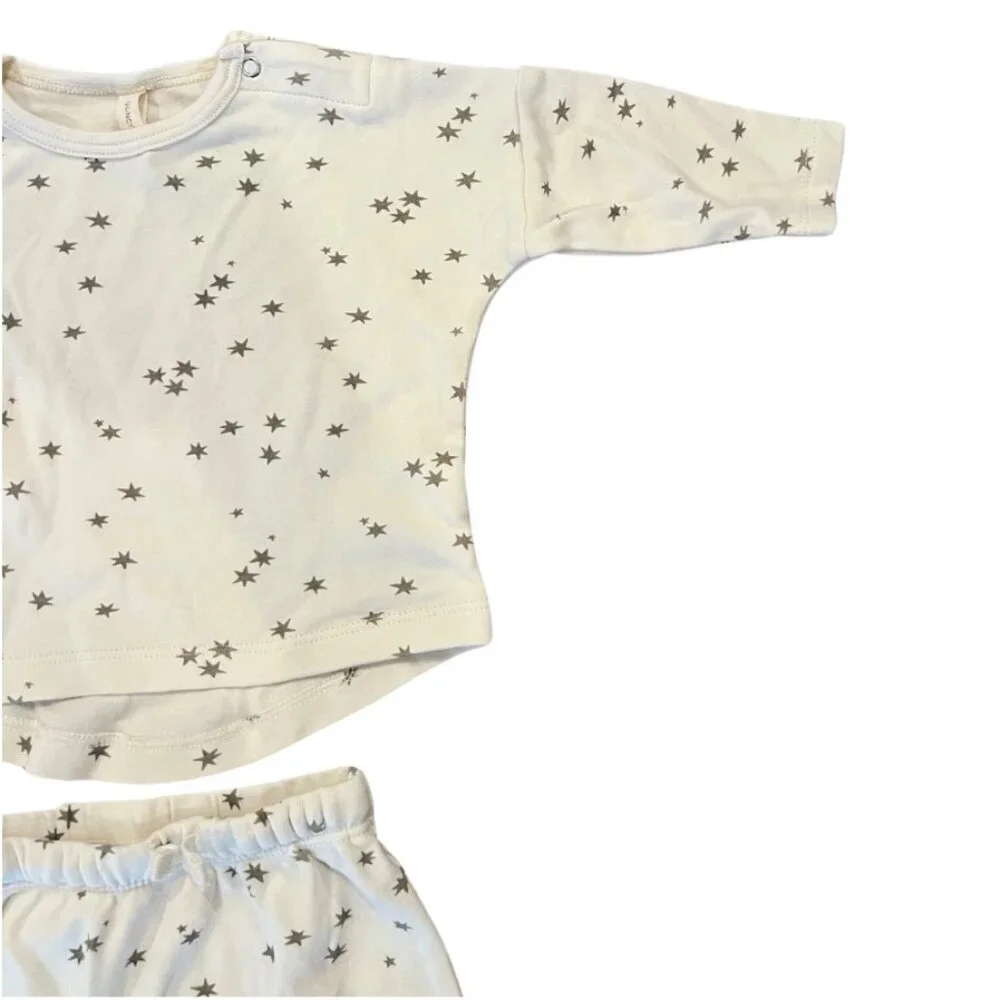 QUINCY MAE Baby Drawstring Pant Set 0-3M